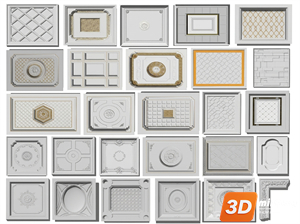 Ceiling Decoration Skp Files